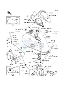 VN900 CLASSIC VN900BCF GB XX (EU ME A(FRICA) drawing Fuel Tank