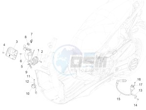 Liberty 50 iGet 4T 3V 25kmh E4 25km/h (EMEA) drawing Voltage Regulators - Electronic Control Units (ecu) - H.T. Coil