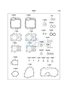 VN800 CLASSIC VN800-B10P GB XX (EU ME A(FRICA) drawing Gasket Kit