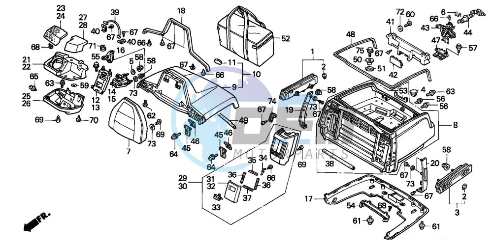 TRUNK BOX  (EXCEPT G)