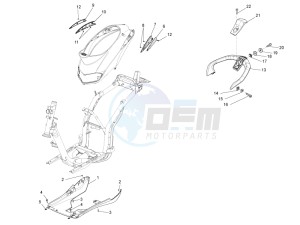 Liberty 150 4t 3v ie lem ( Vietnam ) drawing Side cover - Spoiler