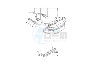 XJR 1300 drawing TAILLIGHT