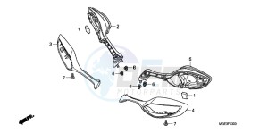 VFR1200FDB drawing MIRROR