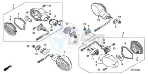 CB600F9 UK - (E / MKH) drawing WINKER