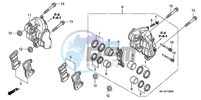 FRONT BRAKE CALIPER