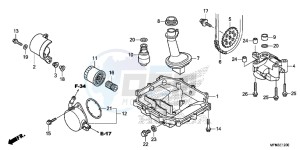 CB1000RAE CB1000R ABS E drawing OIL PAN/ OIL PUMP