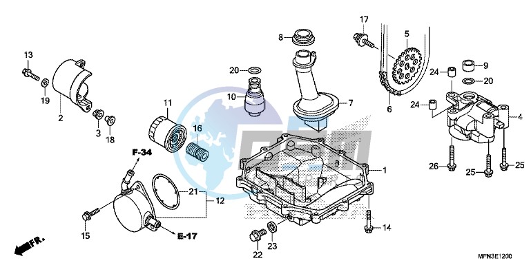 OIL PAN/ OIL PUMP