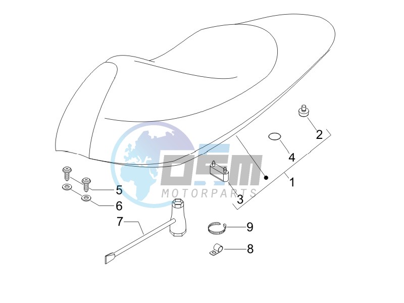 Saddle seats - Tool roll