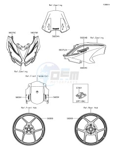 VERSYS 650 ABS KLE650FHF XX (EU ME A(FRICA) drawing Decals(Black)