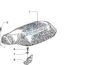 Typhoon 125 XR drawing Saddle