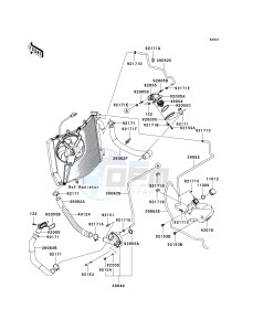 KRF 750 F [TERYX 750 4X4 NRA OUTDOORS] (F8F) C9FA drawing WATER PIPE