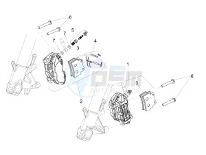 DORSODURO 900 E4 ABS (APAC) drawing Front brake caliper