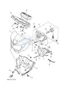 YFM450FWBD KODIAK 450 EPS (BB5A) drawing HEADLIGHT 2