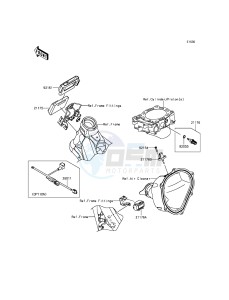 KX450F KX450FFF EU drawing Fuel Injection