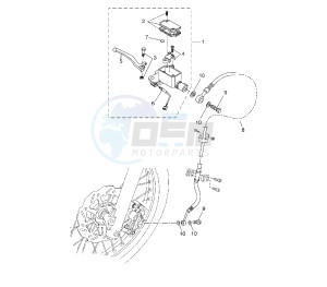 WR R 125 drawing FRONT MASTER CYLINDER