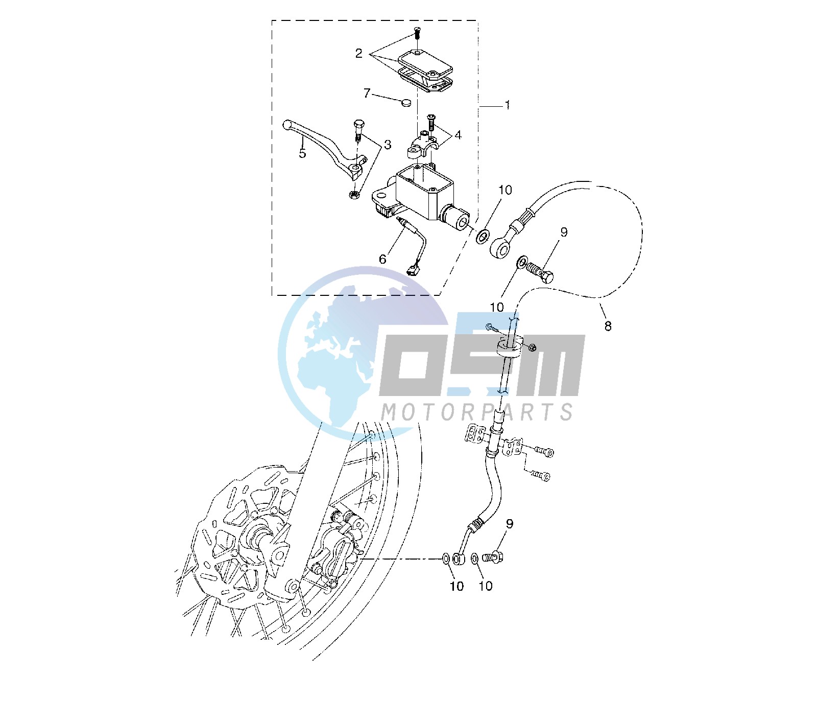 FRONT MASTER CYLINDER