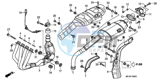 EXHAUST MUFFLER