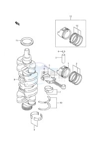 DF 115 drawing Crankshaft