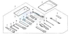 XL1000V VARADERO drawing TOOLS