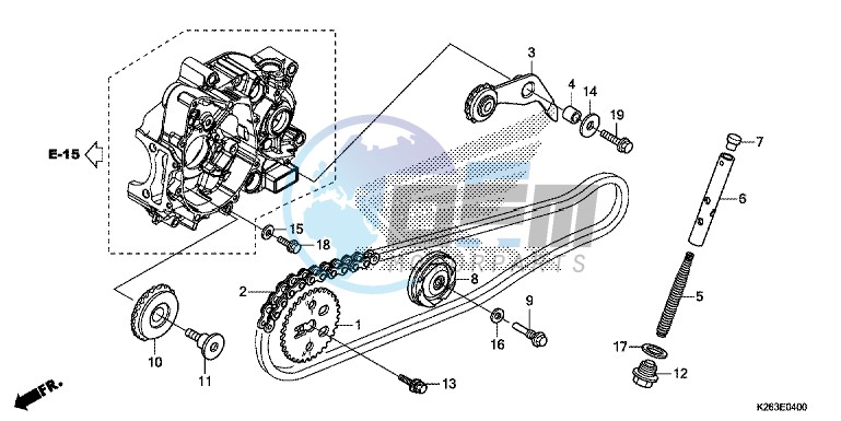 CAM CHAIN/TENSIONER