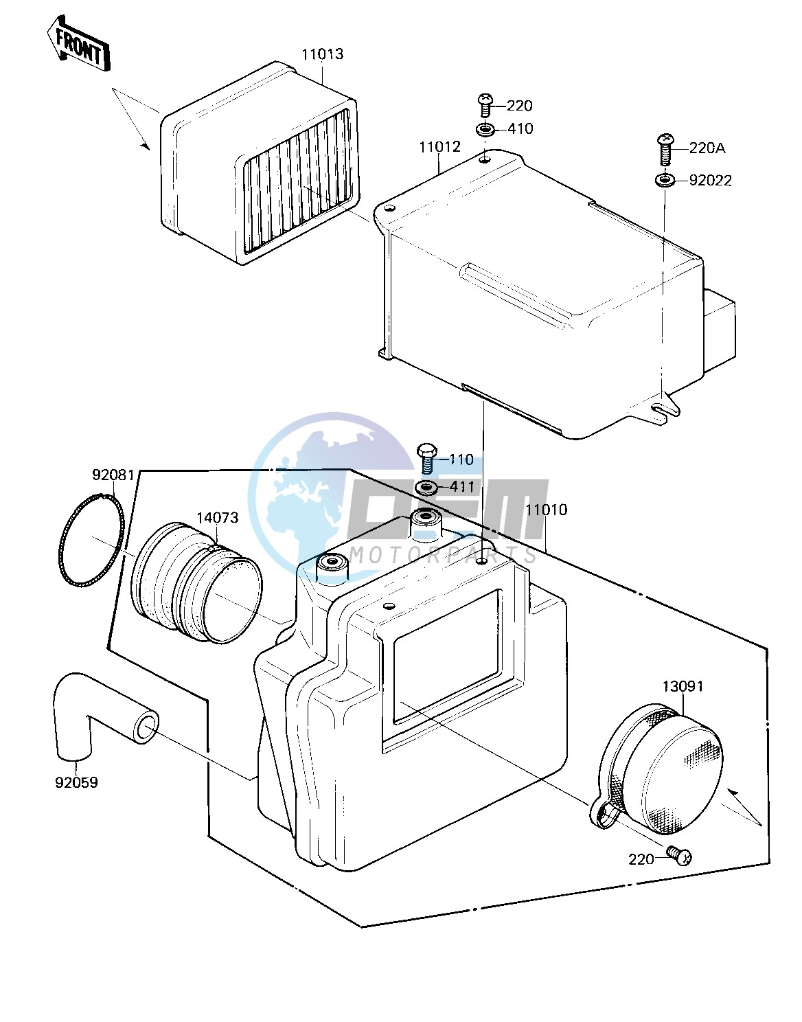 AIR CLEANER -- 81 D2- -