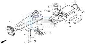 ST70 50 drawing FUEL TANK