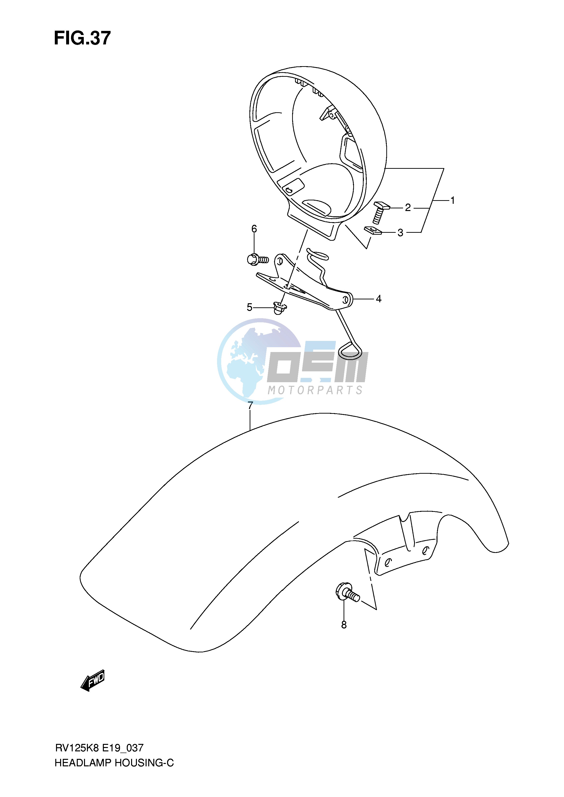 HEADLAMP HOUSING