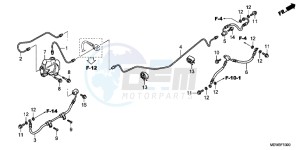 NT700VB drawing BRAKE LINES/ PCV.