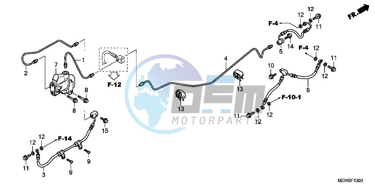 BRAKE LINES/ PCV.