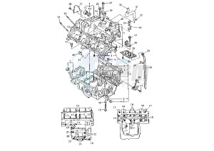 FZS FAZER 600 drawing CRANKCASE