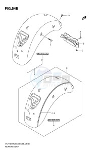 VLR1800 (E3-E28) drawing REAR FENDER (MODEL L0)