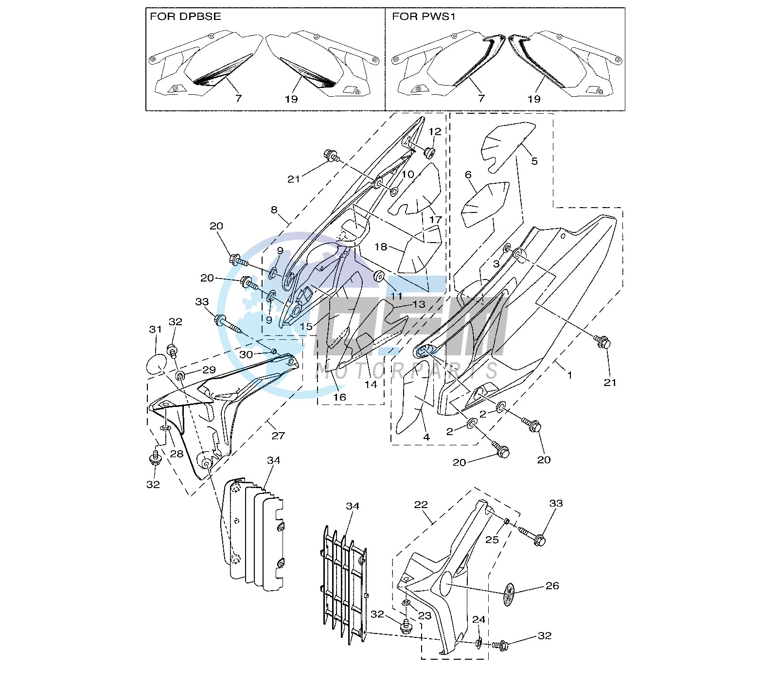 SIDE COVERS 33D9-A-B-C