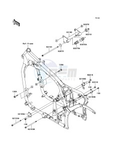 VN900 CLASSIC VN900BCF GB XX (EU ME A(FRICA) drawing Engine Mount