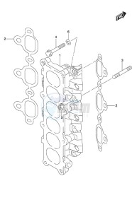 DF 250AP drawing Intake Manifold