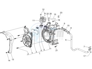 Liberty 125 4t 2v e3 drawing Secondairy air box