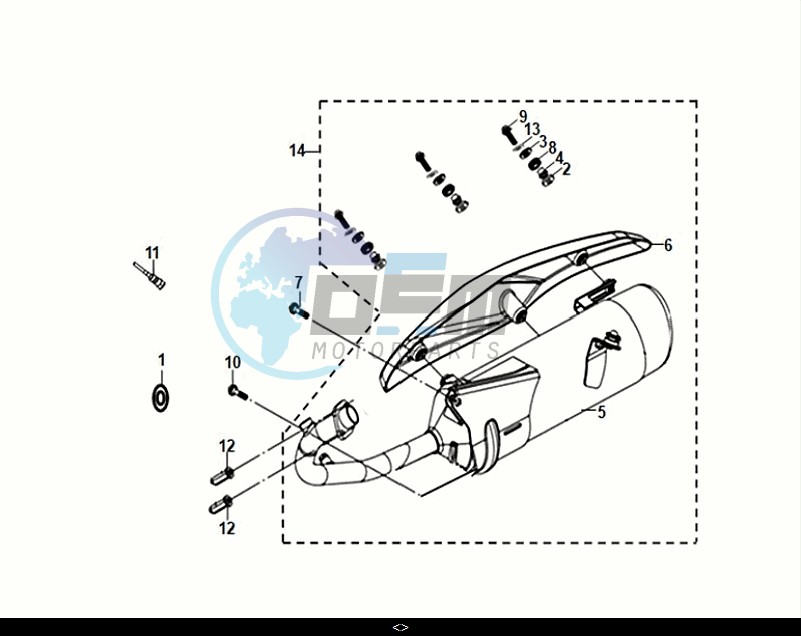 EXHAUST MUFFLER