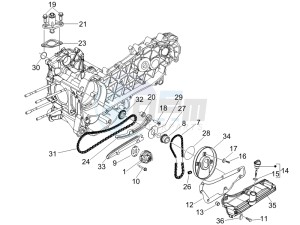 LX 150 4T USA drawing Oil pump