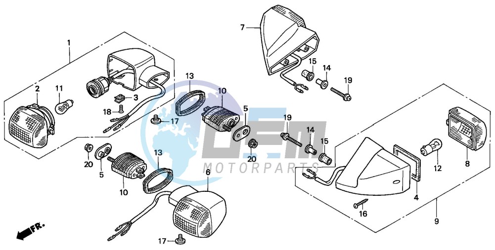 WINKER (CBR600FS/3S/T/3T/SET)