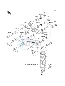 KX85/KX85-<<II>> KX85BCF EU drawing Suspension