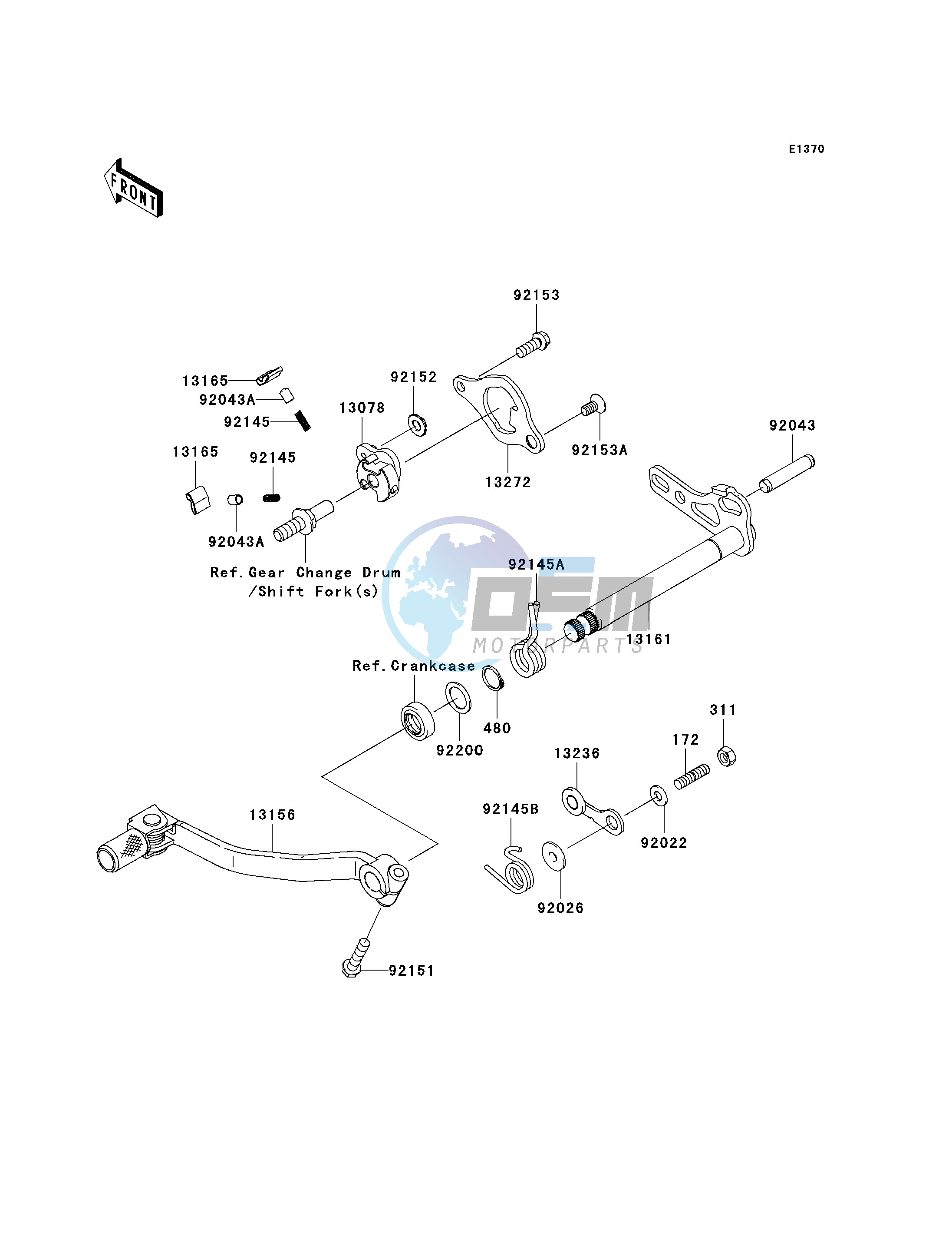 GEAR CHANGE MECHANISM