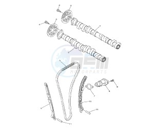 FZ8-NA 800 drawing CAMSHAFT AND TIMING CHAIN