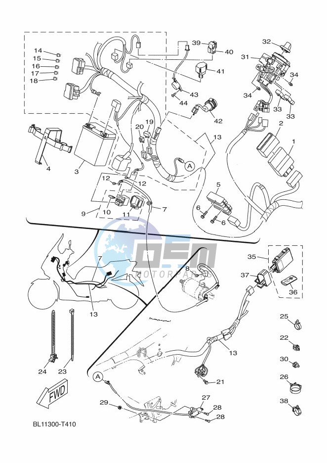 STEERING HANDLE & CABLE