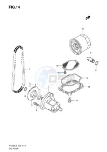 VL800 INTRUDER EU drawing OIL PUMP