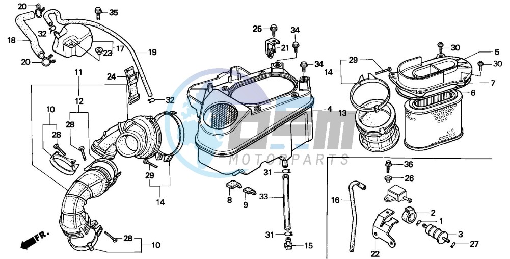 AIR CLEANER (VT1100C)