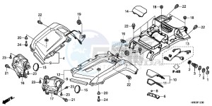 TRX500FM6H Europe Direct - (ED) drawing FRONT FENDER