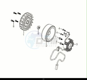 JET 14 50 (XC05W2-NL) (E5) (M1) drawing AC GEN. ASSY