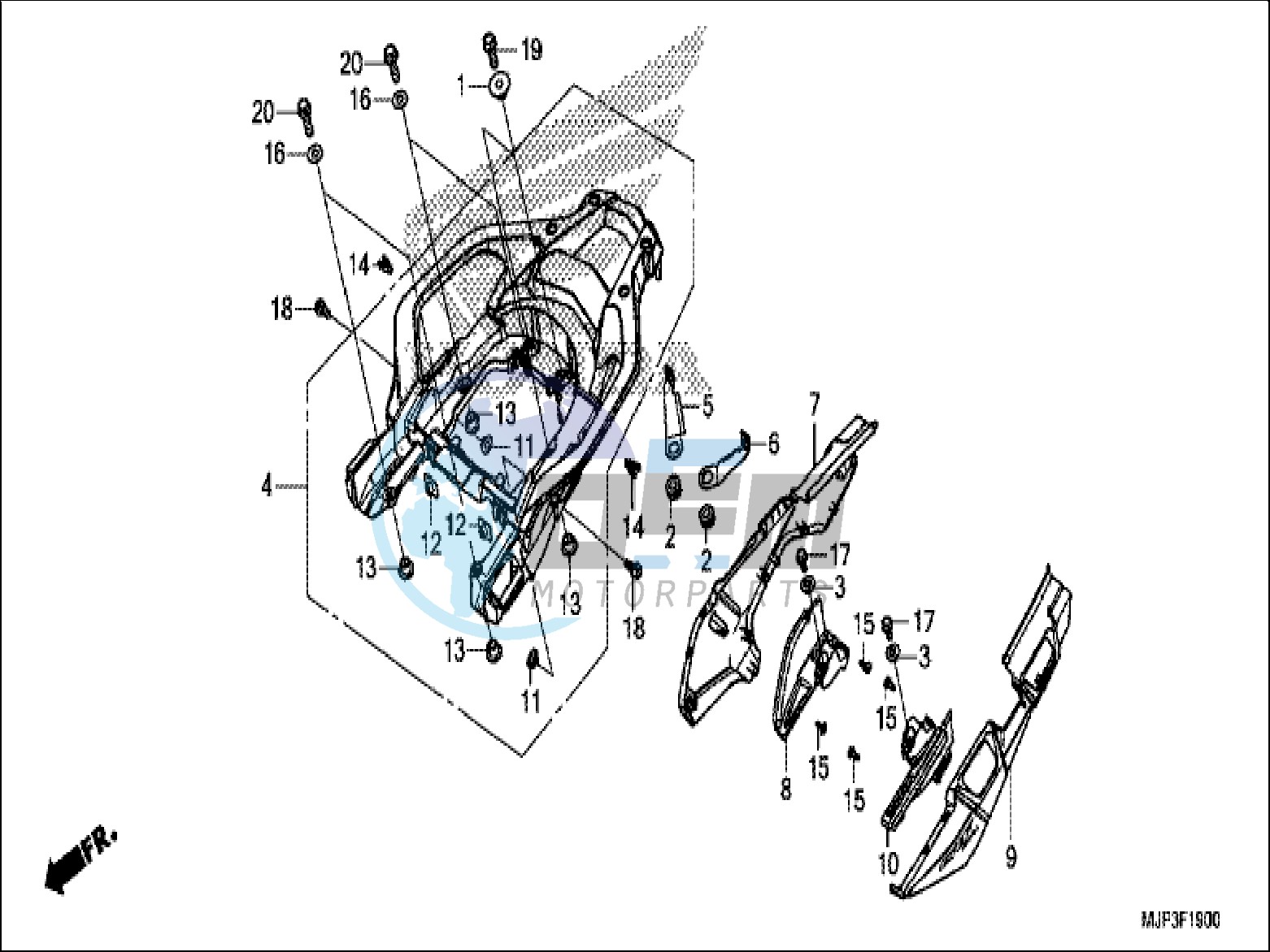 SIDE COVER/REAR CARRIER