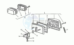 850 T5 Polizia - CC - PA - NC Polizia/CC/PA/NC drawing Taillight