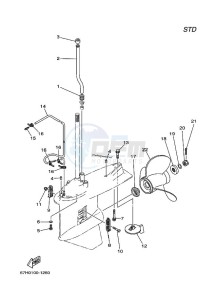 Z175TXRC drawing LOWER-CASING-x-DRIVE-2