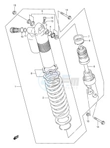 RMX250 (E1) drawing SHOCK ABSORBER